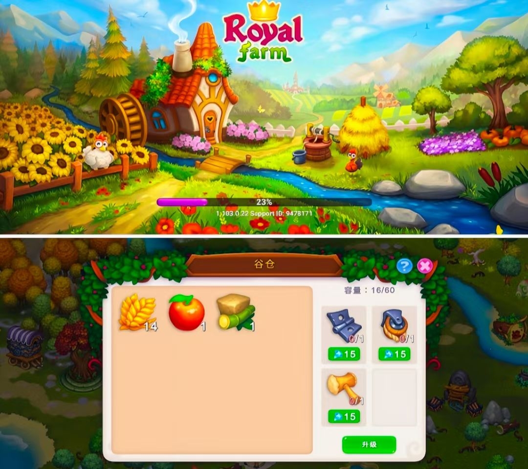 zhioojuj06's tweet photo. ✨Royal Farm｜卡通农场链游成品演示
治愈系田园画风，休闲经营类链游完整demo

可对接链上资产、代币奖励、分红裂变
支持定制改造，做成Web3农场链游。
有项目想法的老板可以私信我交流💬
 
#链游开发 #农场游戏 #web3游戏 #休闲链游 #游戏定制开发 #元宇宙游戏 https://t.co/nc6p7USBqr
