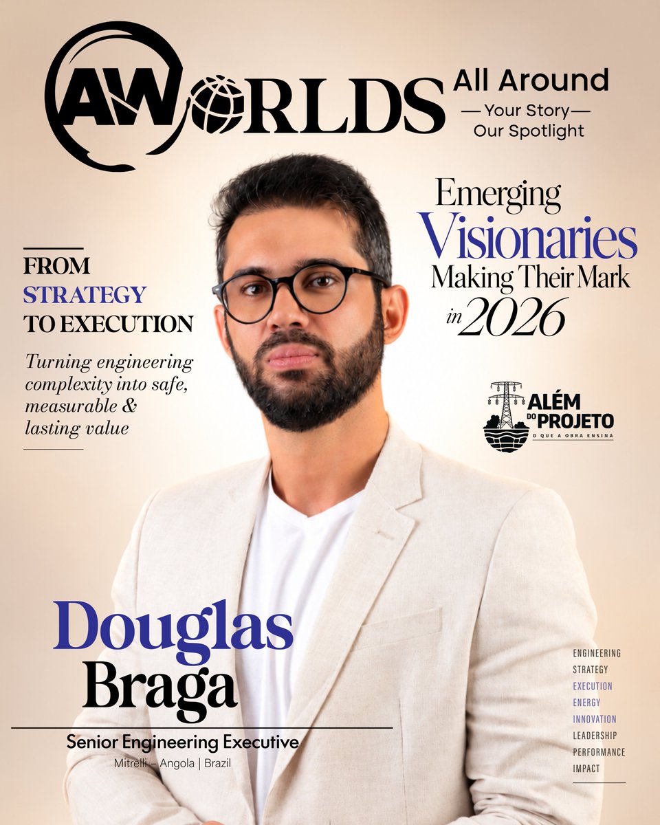 all_aroundworld's tweet photo. Douglas Braga - Emerging Visionaries Making Their Mark in 2026
📷 Read the full feature:
https://t.co/vFHdWqxY52
#AllAroundWorlds #EmergingVisionaries #DouglasBraga #EngineeringLeadership #Infrastructure #Energy #DigitalTransformation #OperationalExcellence #Innovation https://t.co/qNhSTK7rTq