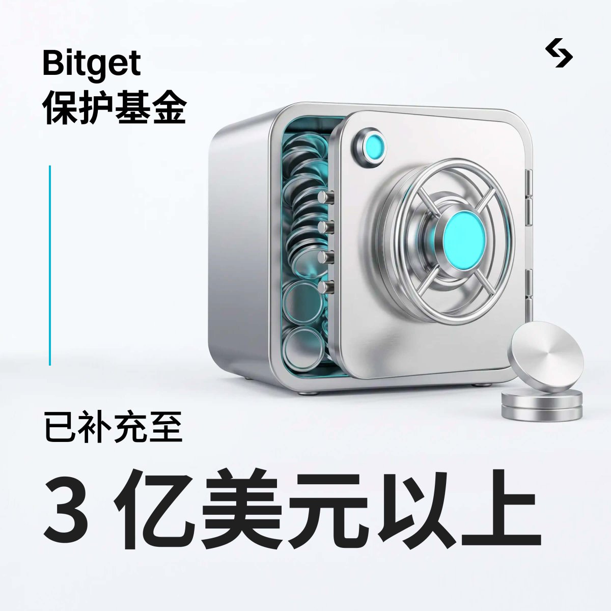 Bitget_zh's tweet photo. 9月28日，我们承诺在一周内将用户保护基金补充至至少3亿美元。

今天，用户保护基金已补充至3亿美元以上。

我们兑现了承诺，保护用户的决心始终坚定不移。

用户保护基金采用链上机制，公开透明、可追溯。

您可访问 Bitget 用户保护基金页面，独立验证基金资产。  

详情：https://t.co/rktUrIx0e5 https://t.co/E9yLQgozhG