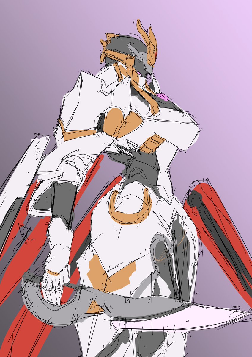 Luneru_rin's tweet photo. #機動都市X 
グリフの構図掴むのに1時間以上かかったわ、

初めてメカ描いた割にはいい感じなんじゃないでショーかっ
あ、最初左右反転したまんま書いてました
構図1時間、線1.5時間、色0.5時間 https://t.co/jtkGCezouk