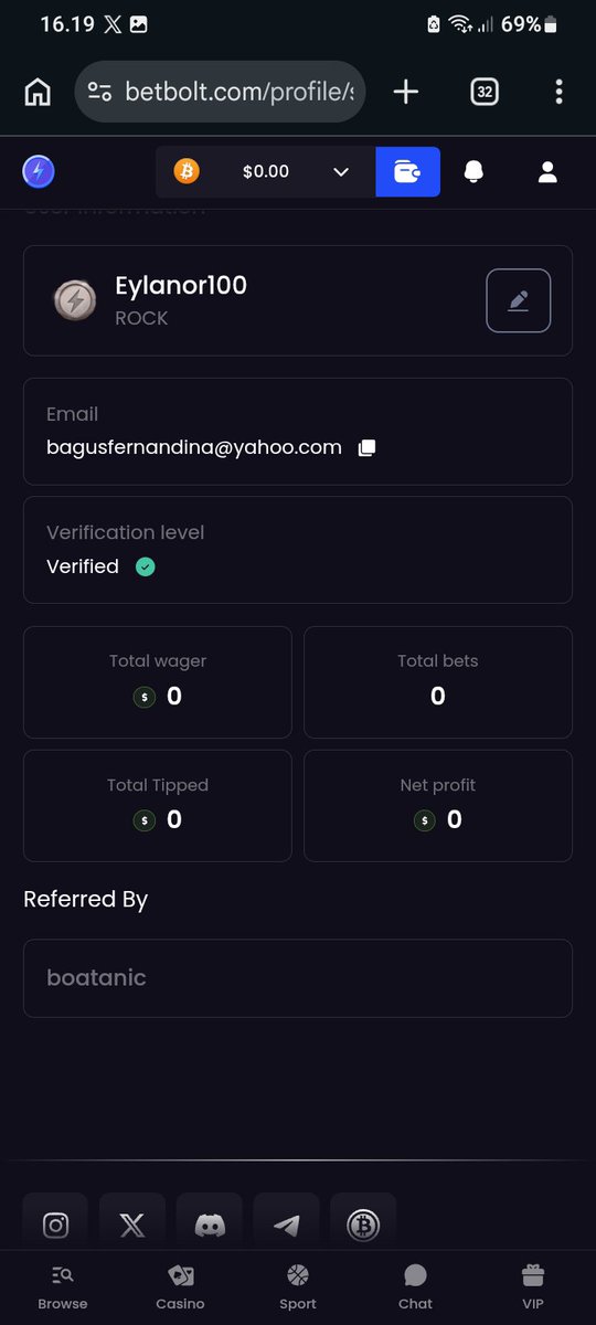 Eylanor100's tweet photo. @imboat @betbolt Under boatanic code 
Username: Eylanor100

Thank you sir🤝😎 https://t.co/yi2Dnfnfeh
