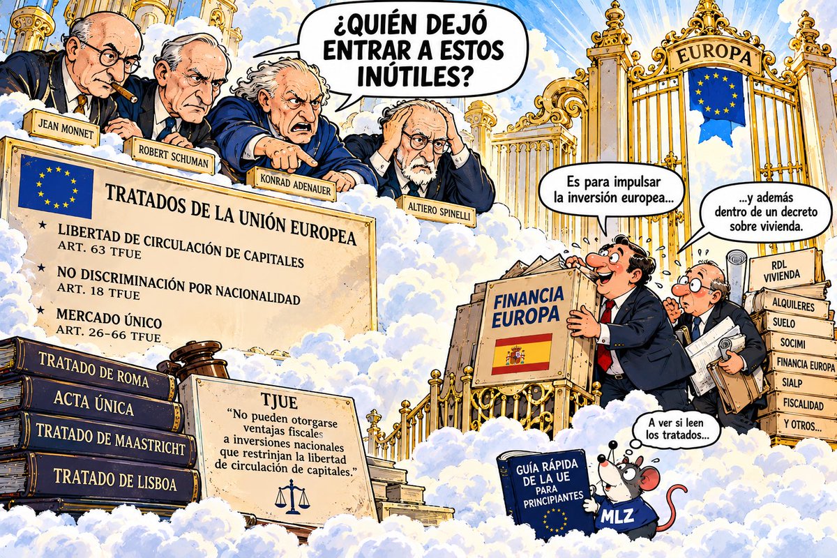 JoanMir13's tweet photo. Se crea la cuenta ‘financia Europa’ que da ventajas fiscales a quien invierta en activos ‘europeos’… algo que vulnera la libre circulación de capitales de los tratados.
Semos europeos pero a nuestra manera https://t.co/8ltI0FnX9x