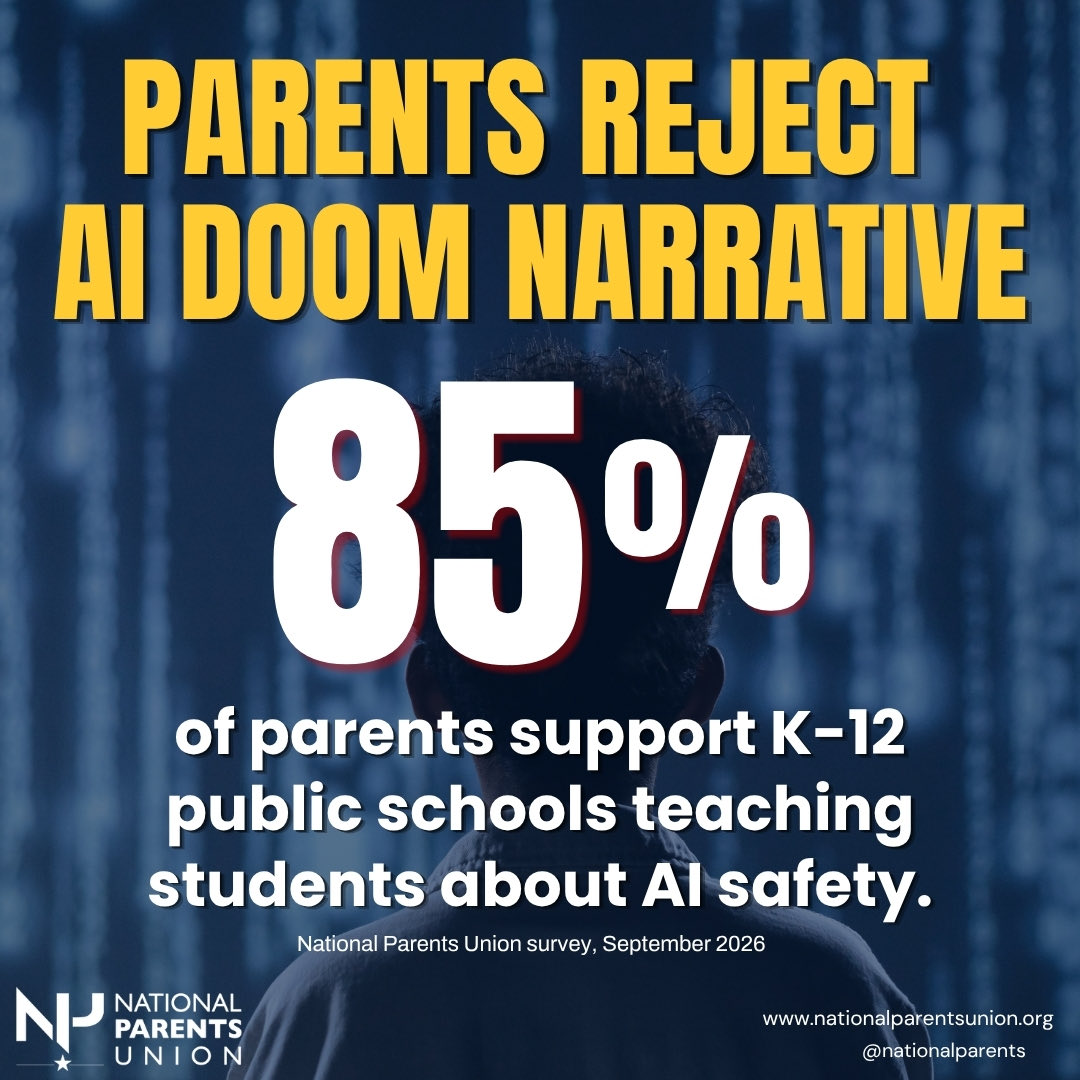 jburkeallen's tweet photo. “Parents are telling us they do not want an AI free-for-all, but they also do not want their kids shut out of the technology that will shape their future,” said Keri Rodrigues, NPU President.

Our new Parent Poll makes it clear:

Read more here: https://t.co/FD8Wa1YDaA https://t.co/TbX5H2Cmk3