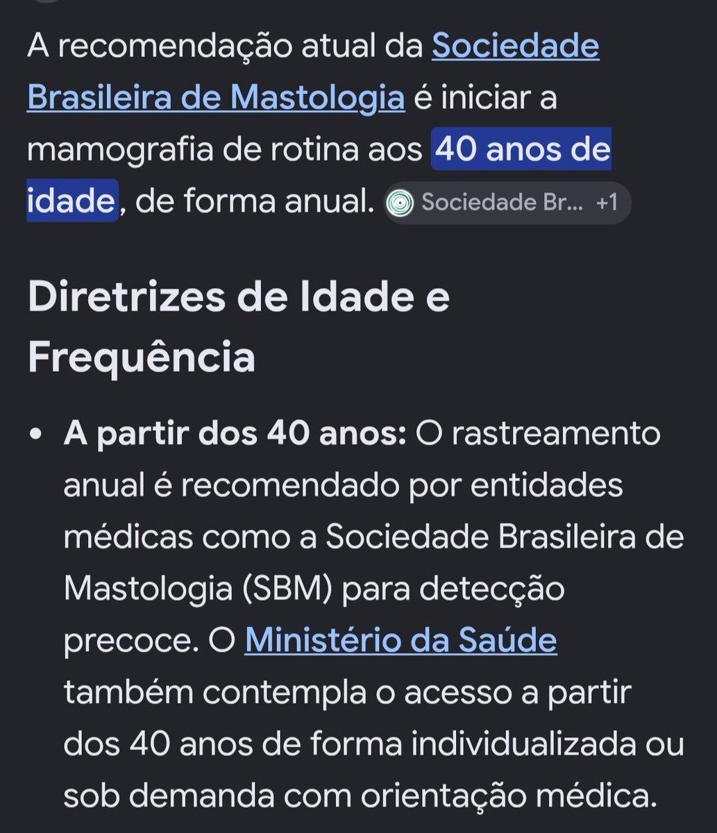 ElaoMusktear's tweet photo. @UnaMirian1hd @Henriqu_Bellini @RaphaVCAyres Mas não em pequenas nem desdepequenas,.mamografia é após os 40 anos. Sinto lhe dizer, mas vc foi abusada. E sim, ele falou em toque retal nos homens com a mesma equivalência para mulheres desde pequenas. Tchau e foda-se https://t.co/2BblC5Y6qi