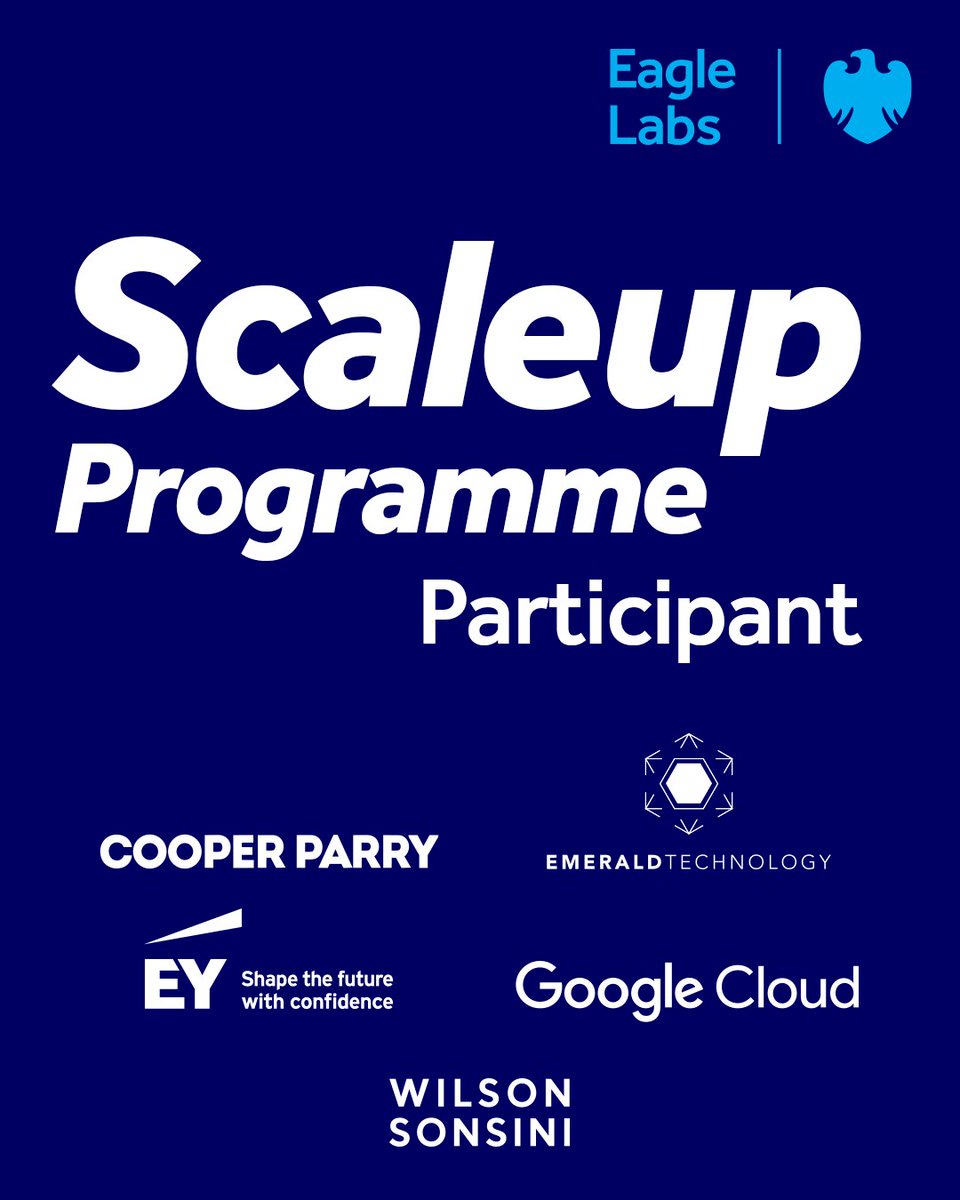 _GlassAI's tweet photo. https://t.co/Sgyey8kZ9B has been selected for the Barclays Eagle Labs Scaleup Programme (2026 cohort). 🚀

We look forward to connecting with other founders, operators and ecosystem partners.

Thanks to @eagle_labs and @Plexalcity for having us!

https://t.co/WMjednVXro https://t.co/60OhWQbAro