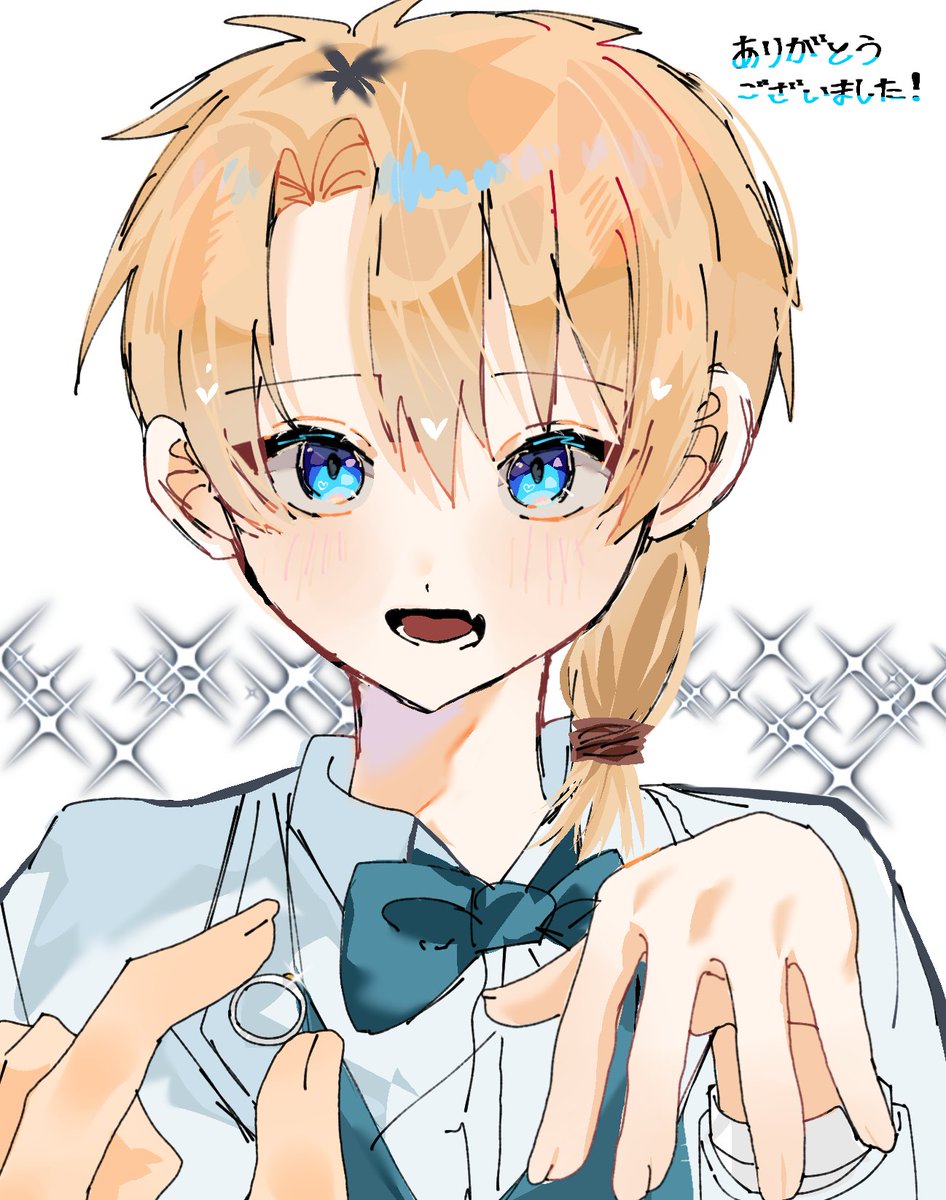 Nenemumu2012's tweet photo. #いいねした人のメディア欄覗いて素敵絵を私の絵柄で描いてもいいですか 
フライングさせてもらいます。
@Usagiwkn さんタグ反応ありがとうございました！✨️
全部可愛すぎて選ぶの時間かかったんですけどこの陽木可愛すぎて…！！めっちゃ楽しかったです🥹💞 https://t.co/F4S3kNMybN