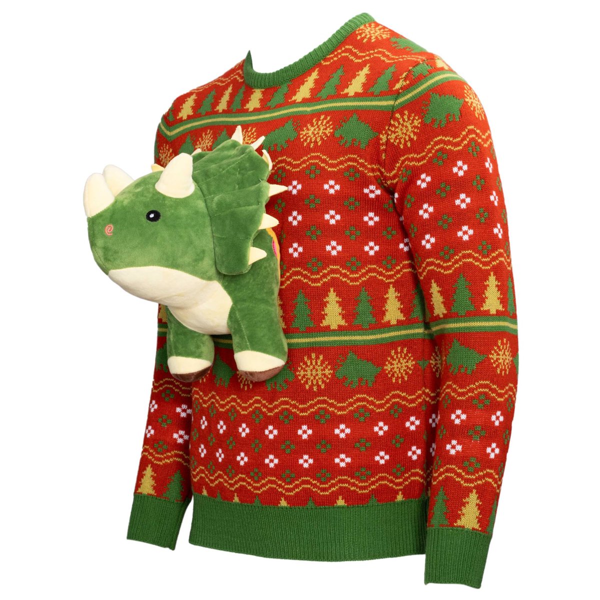 dasasweater's tweet photo. トリケラトプスが貫通しているセーター https://t.co/xtV0ig6WZ5