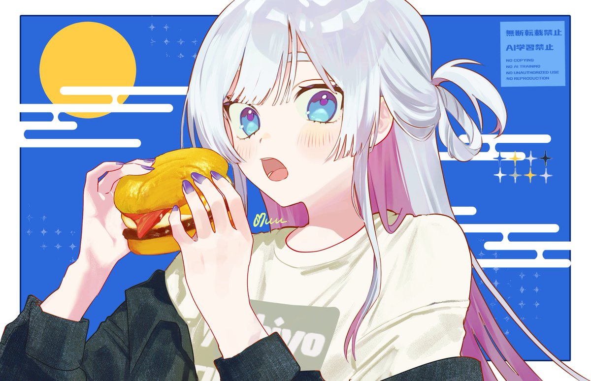 07uuu_'s tweet photo. 🌕🍔🐙 https://t.co/mabGwvWUNG