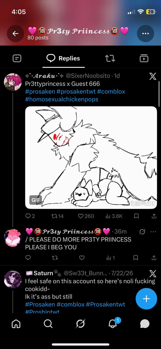 darkheartisaac's tweet photo. DO NOT INTERACT WITH THIS PERSON. I really hate to do this, but it disgusts me when stuff like this happens. People need to learn how to respect boundaries. I’ve stated I don’t engage in taboo stuff, this person does prosaken stuff. https://t.co/Gg0BApZ7pc