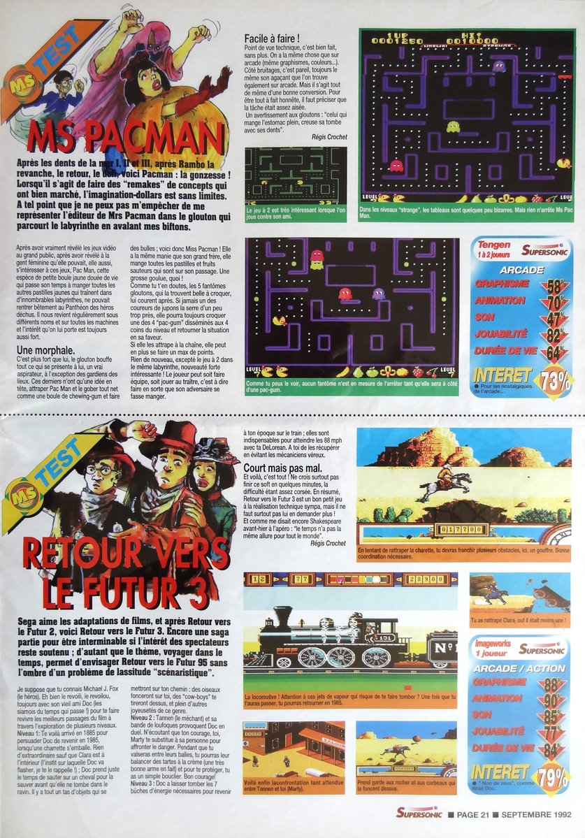 AllmightoFranky's tweet photo. On continue avec le "courrier des lecteurs",et du test encore! #BullsVsLakers et #EvanderHolyfield's Boxing!Puis de la #MasterSystem avec les tests de #MsPacMan et #BackToTheFuture3! 4/6 https://t.co/RkpPt5B9bB