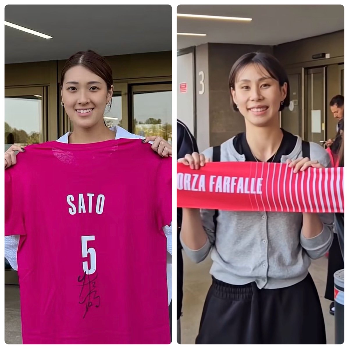 mek_0606's tweet photo. これで2人ともイタリアに無事到着っ！！
淑乃ちゃん、ゆっこちゃん、がんばれー💕 https://t.co/P4CCR4lPkj