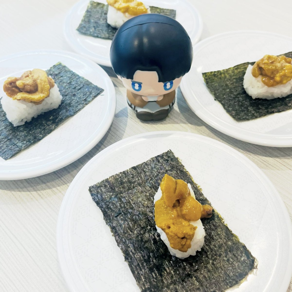 Oribelanet's tweet photo. はま寿司うに祭りでうに祭りしてきた。
なすの揚げびたし握りも美味しかった。
家系ラーメンも美味しかった。 https://t.co/OP7VMuPERB