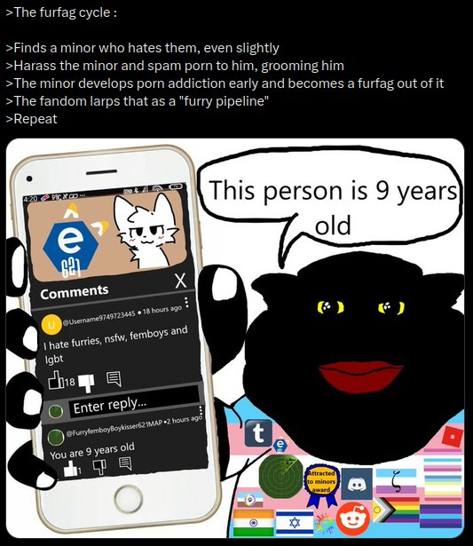 SESSCaine's tweet photo. I present to you, the truth of fandom "pipelines"

Protect your kids.  This is not a joke. https://t.co/FygELp4Tmk