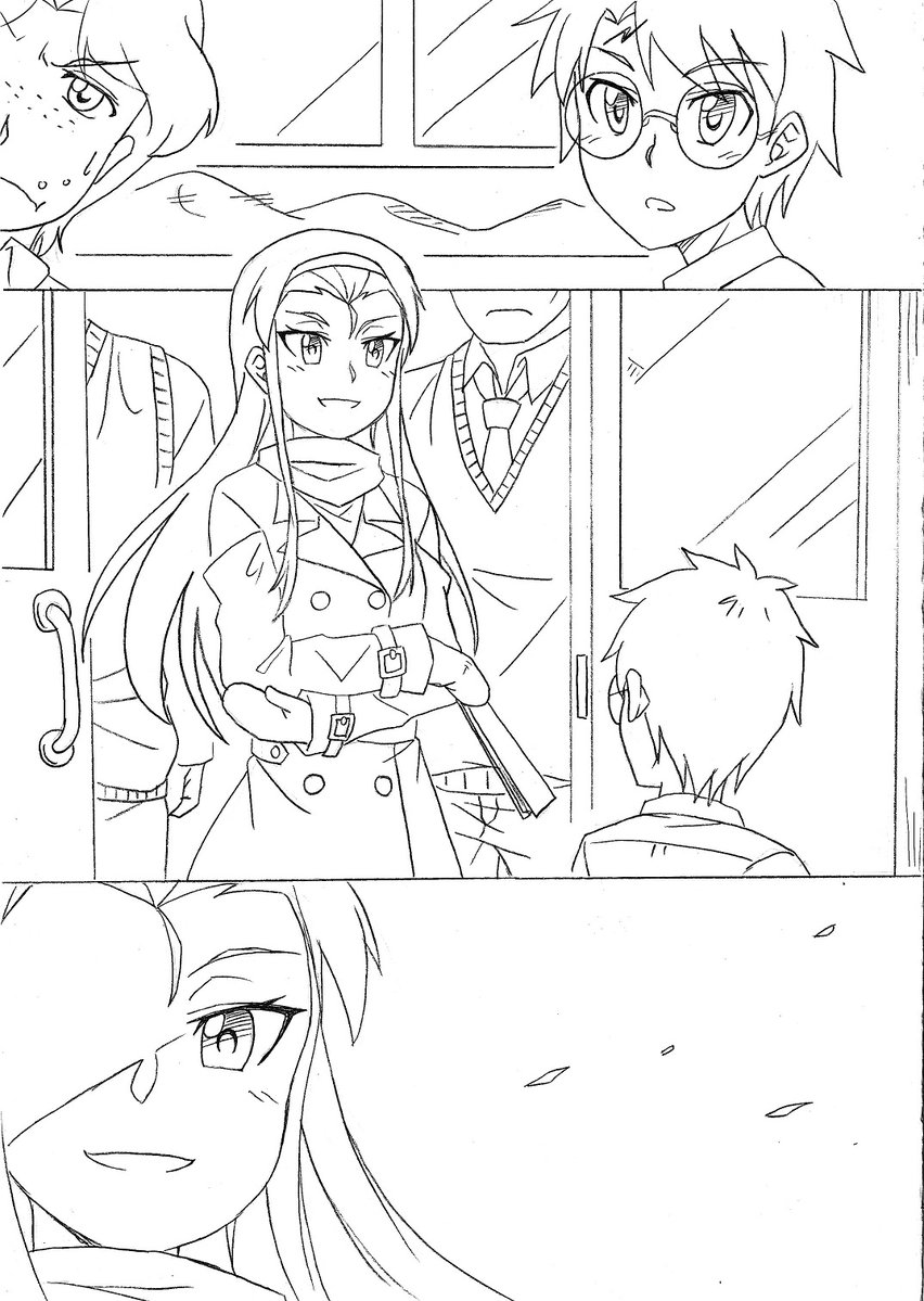 lee2782's tweet photo. 1st year episode

Fem Malfoy first met Harry on the train, 
A villainess who want to approach the boy who lived. https://t.co/FClbI6jg6k