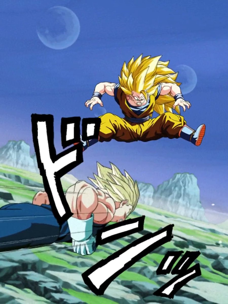 Mattriosca's tweet photo. The greatest before. 
The greatest once more.

WELCOME BACK, BEST ANIMATIONS IN THE GAME BUU DUO!!!!! https://t.co/Z3sBZ2vk8z