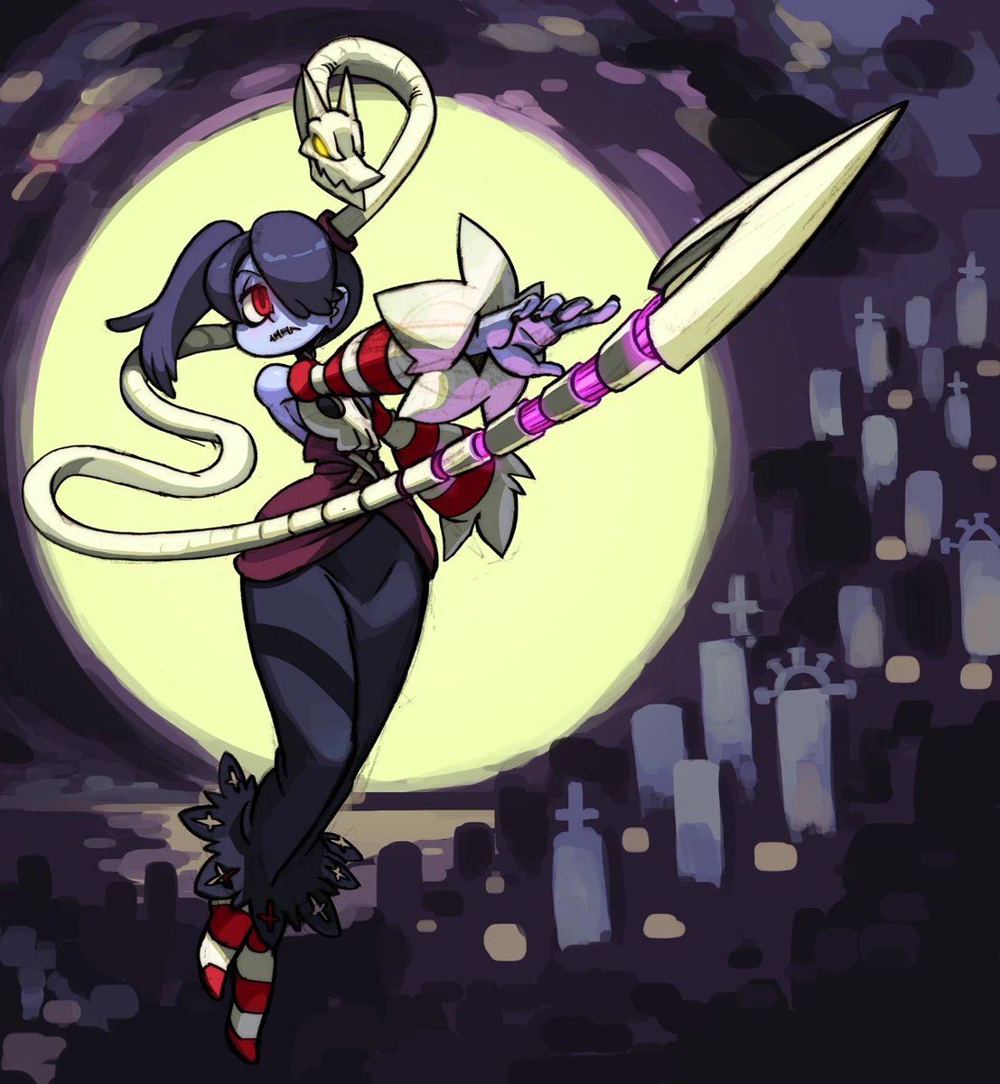 Luster66691's tweet photo. /Also opinion on me being both N from murder drones and squigly from skull girls https://t.co/O5rMHEbwlG