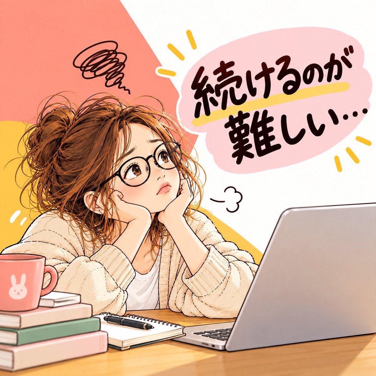 5656Aki22's tweet photo. ブログを始めて気づいたこと

始めるより
「続ける」のが難しい🤨

書きたいことはあるのに
家事して、仕事して
気づいたら1日終わってる。。。

だから今は
「たくさん記事を書く」より

1記事ずつ
小さく積み上げる🌱

半年後
どんなブログページになってるかな https://t.co/jRy73jcgvG