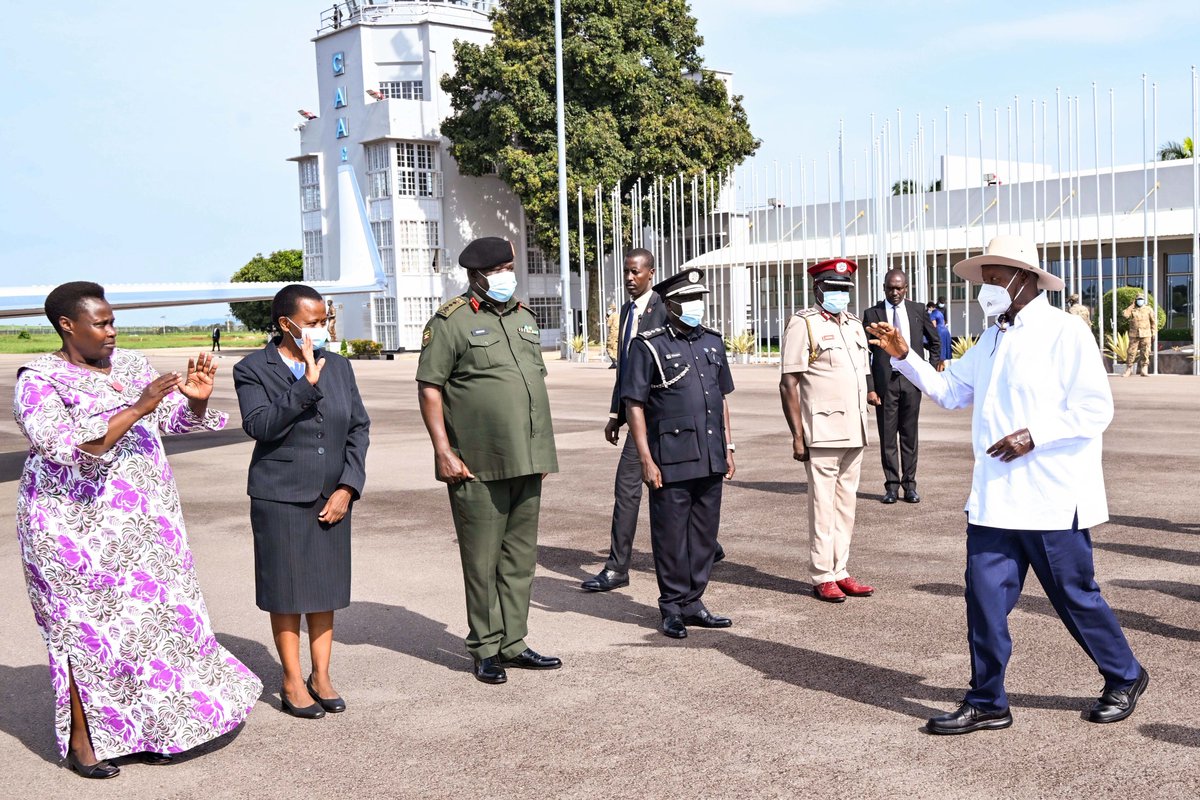 KagutaMuseveni's tweet photo. I have departed for Mokowe, Lamu County, Kenya, for the groundbreaking ceremony of the Dangote East Africa Petroleum Refinery. https://t.co/bWQUFezvzQ