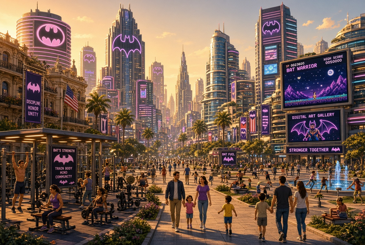 RetroDesmodus's tweet photo. create an image of what the world would look like if I were in charge (based on my tweets)
Wait... Huh!? 😂 https://t.co/BKtU0N7pFp