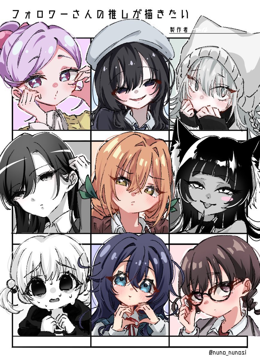 hina__OuO__'s tweet photo. #今月描いた絵を晒そうㅤ 
モチベの高い月でした！ https://t.co/TfUaVP7BNQ