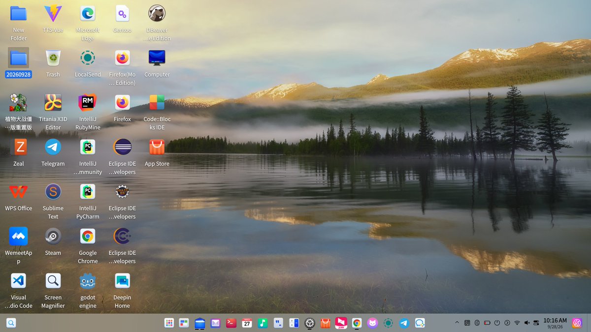 DeepinL54509's tweet photo. 🍀deepin is the free open-source desktop you didn’t know you needed 🐧 Gorgeous UI, rock-solid privacy Go try it, you won’t be https://t.co/3vqxPLmCMg more: https://t.co/VS1nzlckfi

#Linux #OpenSource #LinuxDesktop #deepin https://t.co/wqfSTpuKb8