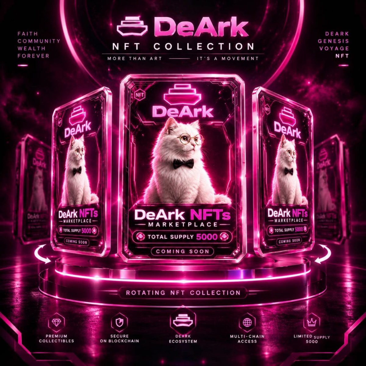 pharmogoo's tweet photo. Big things are coming with the DeArk-WKC NFT! 🚀

The NFT is expected to launch next month, with plans for holders to mint and stake their NFTs to earn $WKC rewards.

Stay tune for more updates👌

#Deark #WKC #NFT https://t.co/QKYYLFZ9d3