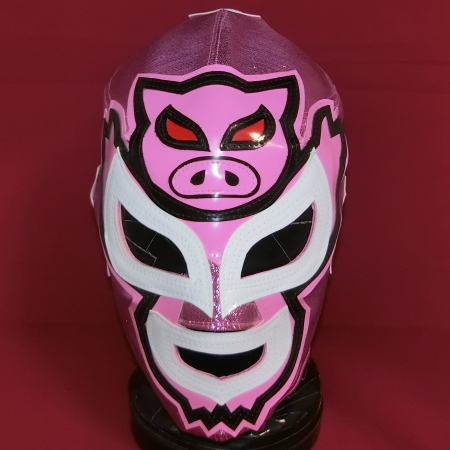 pandarocks_mask's tweet photo. 【10月2日は #とんこつラーメンの日 】
■ ルチャ☆ブタくん マスク ■
‘ルチャ☆パンダ’シリーズの豚バージョン‘ルチャ☆ルチャ☆ブタくん’マスク
#プロレスマスク
#365種類のプロレスマスクを作って365日の記念日をプロレスマスクで飾りたい余生 https://t.co/WQ0JOQ99PQ