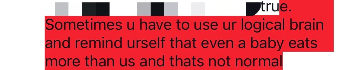 wonyettexd's tweet photo. @bakedcrepey @hungry_b0nes The number of years youve had an ed still doesnt make u a fake or real anorexic. That feeling of being fake is in ur head bc i have it too and its normal, its our anorexic mindset making us believe that, i usually eat 1200/1400 and i feel fake every day bc of that but its not https://t.co/jaDJhhSJ1u