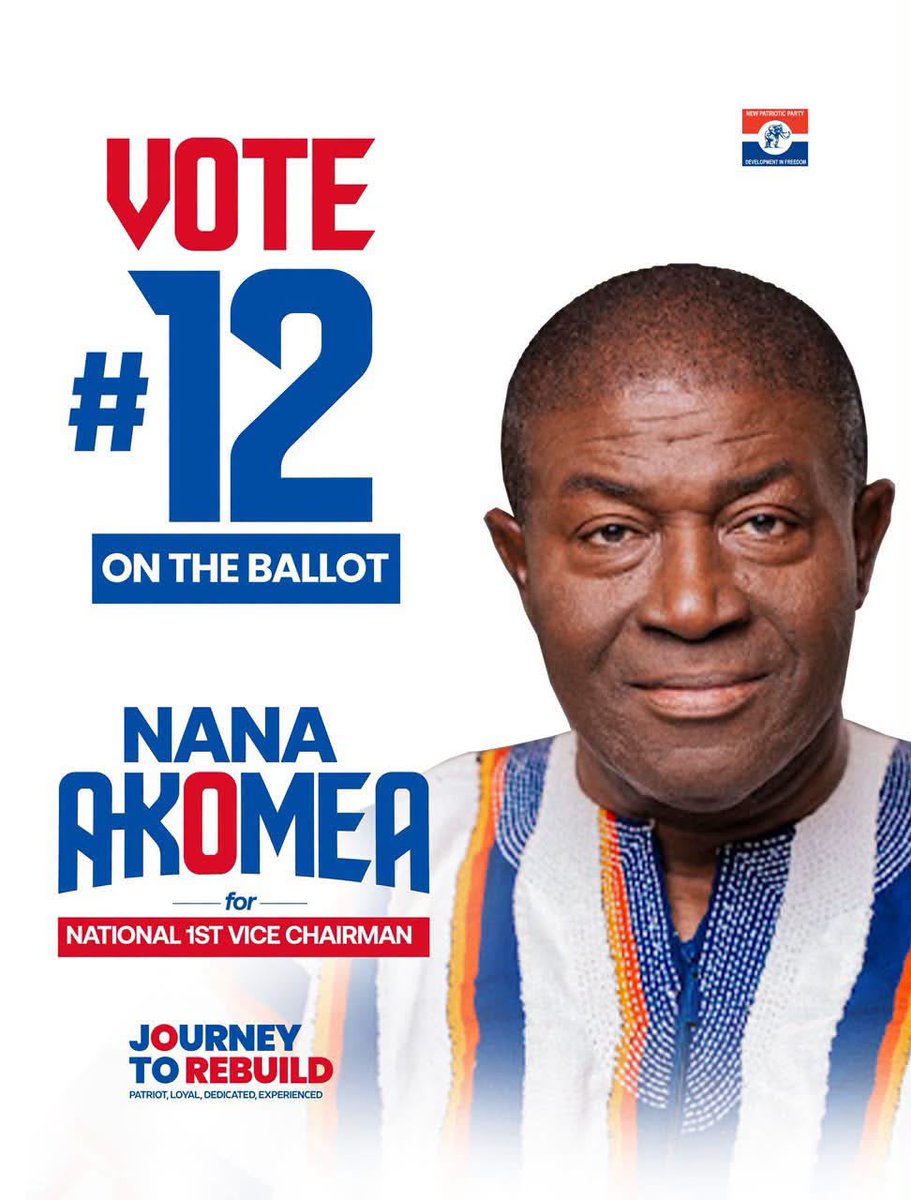 osibisa09's tweet photo. #AkomeaForFirstVice https://t.co/LRgpKCdXgB