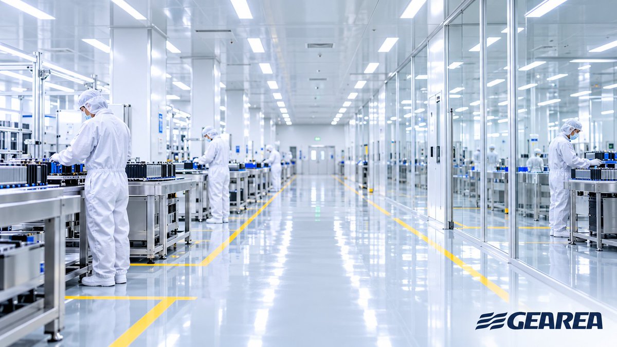 Gearea_Climate's tweet photo. Lithium battery dry rooms demand stable low-dew-point conditions.

Gearea’s heat-pump desiccant system recovers condenser heat for regeneration. In an actual project: < -46.5°C dew point and about 30.8% summer energy savings.

#LithiumBattery #DryRoom #HVAC #Dehumidification https://t.co/1C5MWCs4ue
