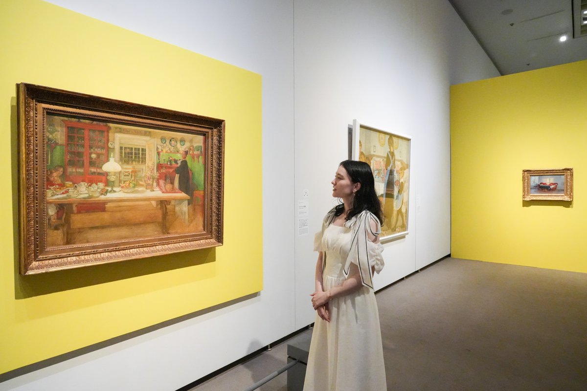 swedish2026's tweet photo. ＼#スウェーデン絵画展 閉幕御礼🎨／

東京・山口・愛知と巡回してきた「スウェーデン絵画 北欧の光、日常のかがやき」展は、本日10/4（日）愛知県美術館にて全会期を終了いたしました。

スウェーデン国立美術館の全面協力のもと実現した、貴重な「100%スウェーデン」の展覧会。
皆さまにスウェーデン絵画の黄金時代の魅力をお届けできておりましたら幸いです✨

ご来場いただいたすべての皆さまに、心より御礼申し上げます。誠にありがとうございました！

#スウェーデン絵画　#スウェーデン絵画展　#愛知県美術館