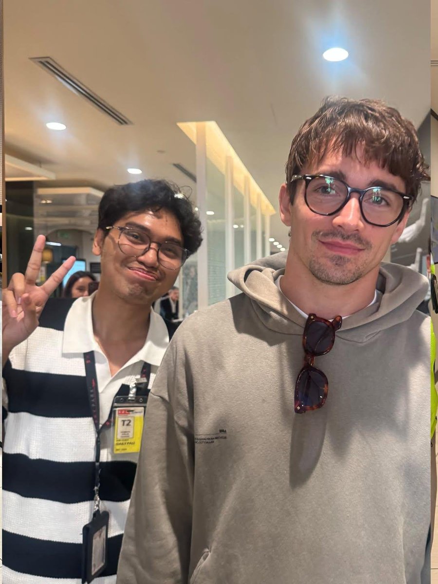 leclercsstreet's tweet photo. Photos of Charles with fans from his arrival in Malaysia today 🤍 https://t.co/ZNUuyMAsfv