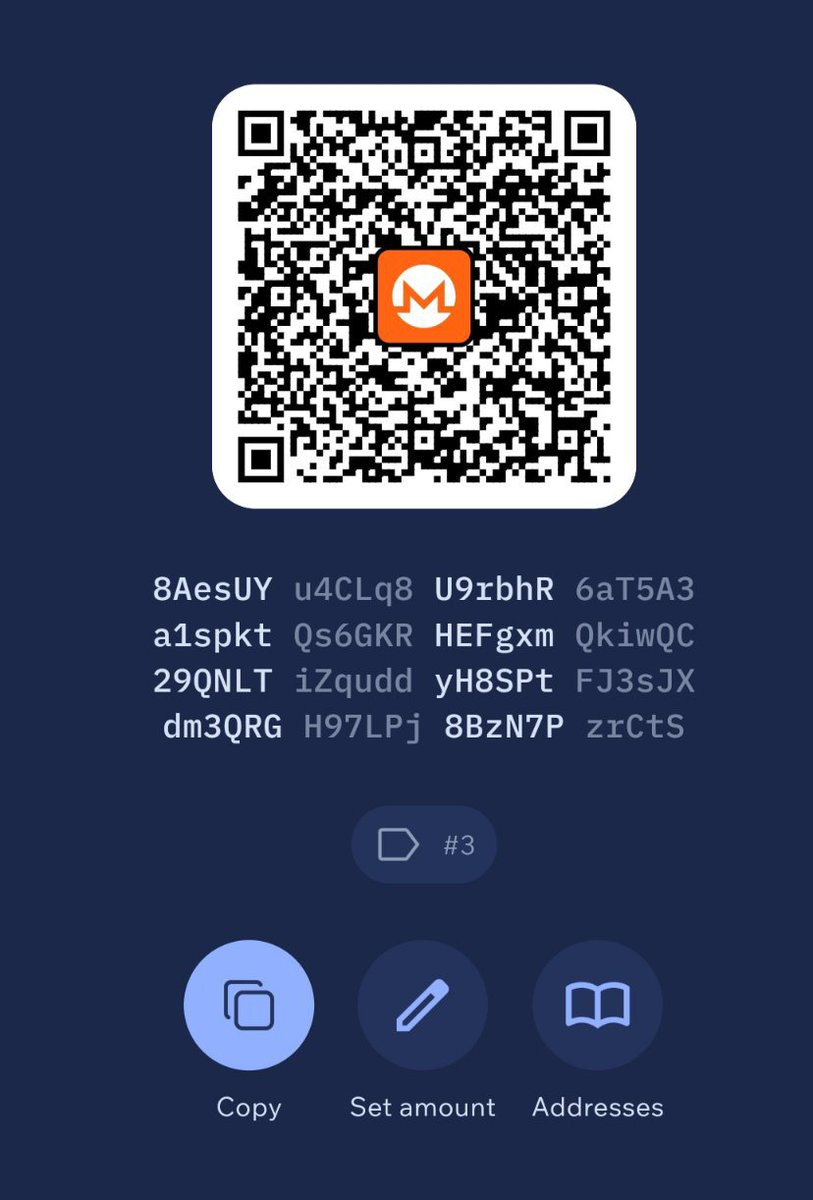 ElCryptoexng's tweet photo. @BTCTurtle I need some privacy legend 😭 

8AesUYu4CLq8U9rbhR6aT5A3a1spktQs6GKRHEFgxmQkiwQC29QNLTiZquddyH8SPtFJ3sJXdm3QRGH97LPj8BzN7PzrCtS https://t.co/7P39lrM9q9