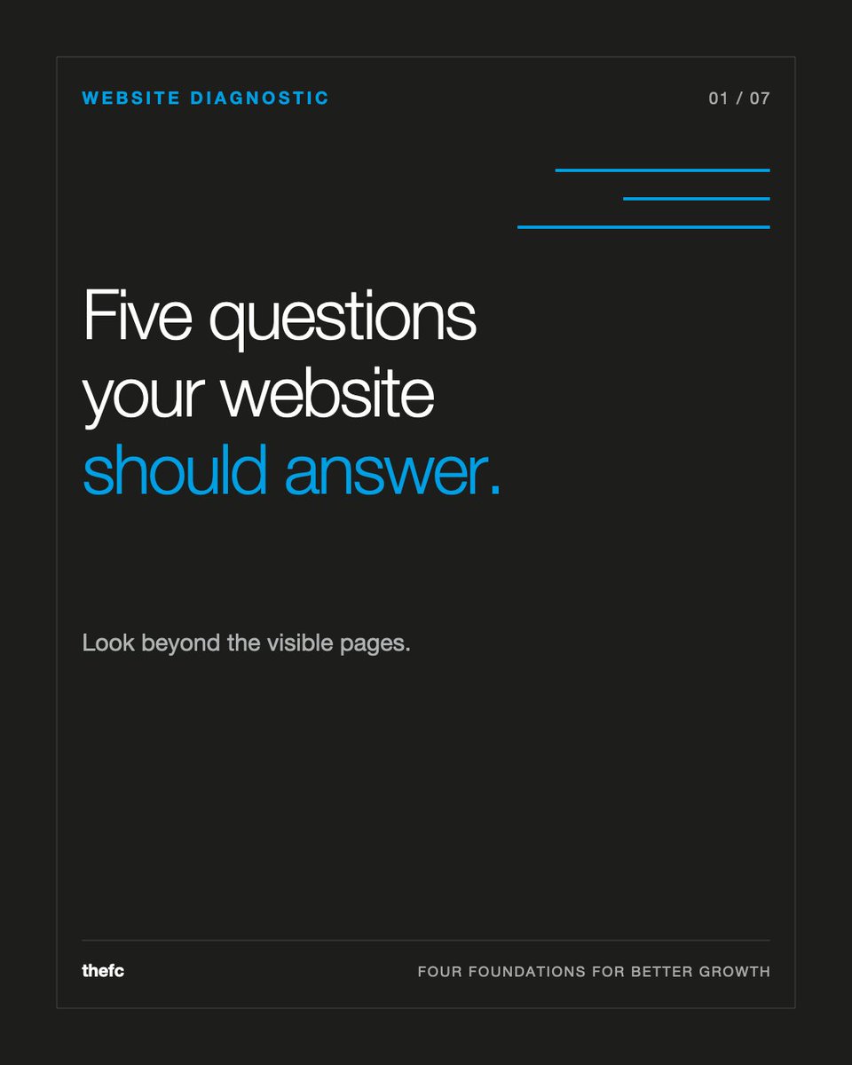 thefctweets's tweet photo. A website can look polished and still make life harder.

These questions test whether it creates clarity, direction and a sensible connection to the organisation behind it. 

https://t.co/YgU1aabrNR https://t.co/7OSmljLlO1