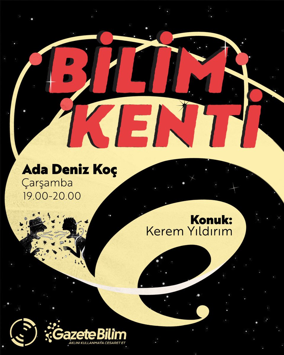 bilimkenti_rb's tweet photo. Gazete Bilim sponsorluğundaki Bilim Kenti’nde bu hafta Kerem Yıldırım ile siyasal davranış ve kutuplaşma hakkında konuşacağız. 🤩

Bu akşam 19.00-20.00 saatleri arasında 96.6 frekansındayız! https://t.co/L9fyuvpKkS