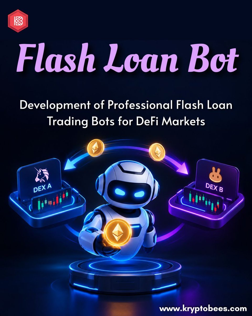 kryptobees's tweet photo. Flash Loan Bot Development helps businesses build DeFi automation software with smart contracts, liquidity integration, transaction logic, and blockchain connectivity.
Visit us >> https://t.co/jhaCq9BVjT
#FlashLoanBot #FlashLoanBotDevelopment #DeFi Blockchain #USA #UK #India https://t.co/5HbEuKPQN6