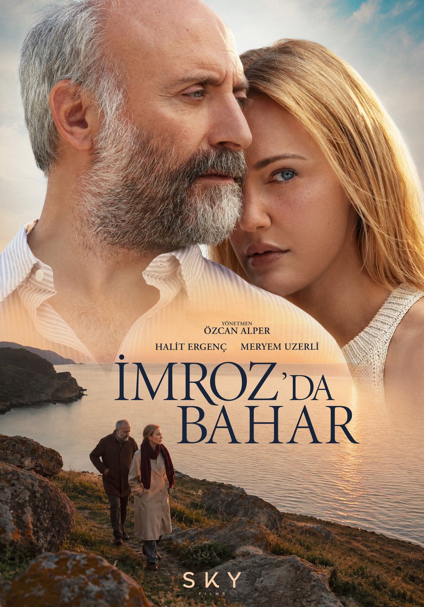 birsenaltuntas1's tweet photo. İmroz'da Bahar'ın ana afişi yayınlandı

♦️Halit Ergenç ve Meryem Uzerli’yi 15 yıl sonra yeniden bir araya getiren “İmroz’da Bahar”ın ana afişi yayınlandı. Yönetmenliğini ve senaristliğini Özcan Alper’in üstlendiği Sky Films yapımı film, geçmişle yüzleşme ve ikinci şans ihtimalini İmroz’un kendine özgü atmosferinde anlatıyor.

ÜLKEMİZDE PRIME VİDEO'DA YAYINLANACAK
♦️İmroz’da yolları kesişen iki hayatın hikâyesini konu alan film; geçmişle yüzleşmeyi, yeniden başlayabilme cesaretini ve hayatın sunduğu ikinci şansları merkezine alıyor.
♦️ Çekimleri Gökçeada’da tamamlanan “İmroz’da Bahar”, Türkiye’de dijital platform Prime Video'da yayınlanacak ve  ardından 50’den fazla ülkedeki izleyicilerle sinemalarda buluşacak. 👇
https://t.co/pKeWqVCTBx