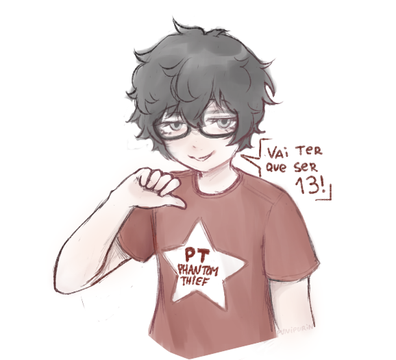 purincrinjola's tweet photo. PT stands for Phantom Thief? https://t.co/nipXTHoADZ