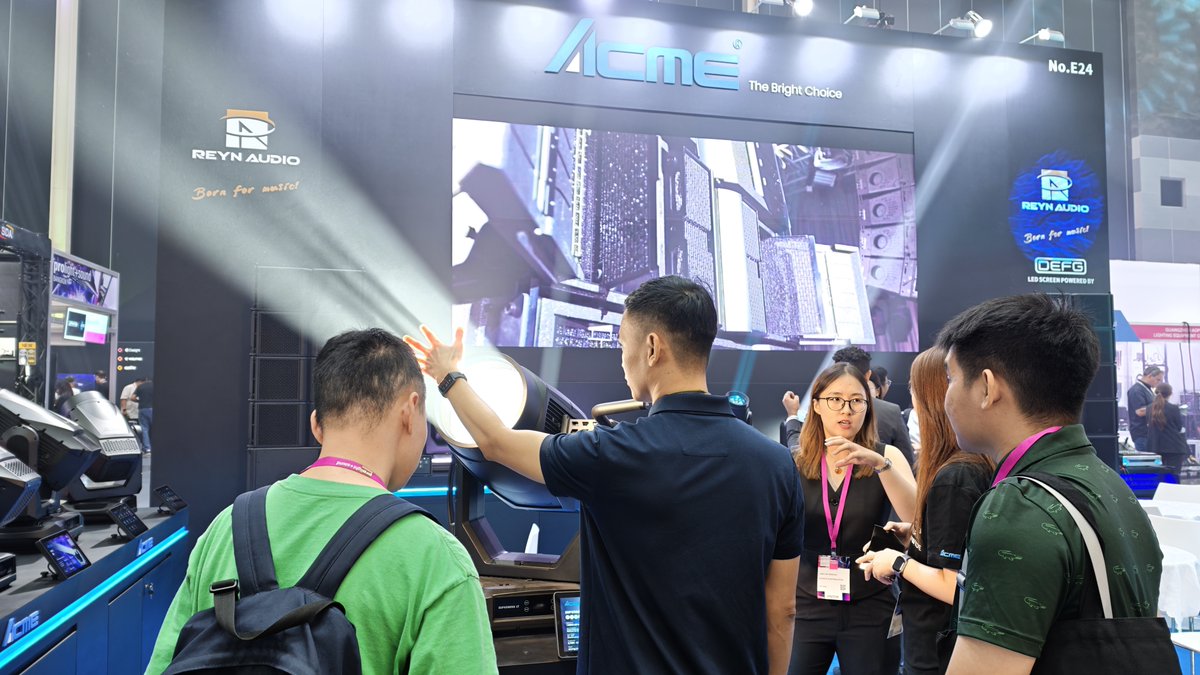 acme_lighting's tweet photo. DAY ONE AT #PLSB2026 IS A WRAP!
What a start in #Bangkok! From live demonstrations to inspiring conversations and new connections, #BoothE24 has been buzzing with energy throughout the day.
And we’re just getting started. Two more days to explore ACME’s latest innovations. https://t.co/5iWR9FEgpo