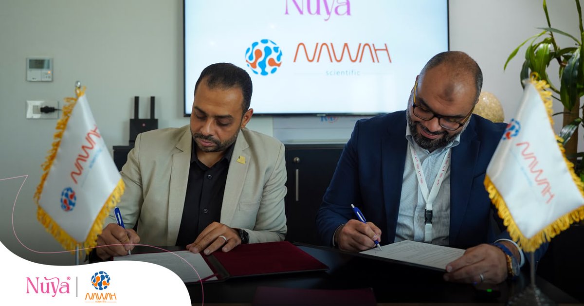 NawahScientific's tweet photo. من فكرة لمنتج جاهز للسوق 🔬

تعاوننا مع NUYA Cosmetics لدعم تطوير منتجاتهم بخبرات Nawah Scientific في Cosmetic R&amp;D، من تطوير التركيبات 

لاختبارات الثبات والميكروبيولوجي، بقرارات مبنية على العلم.
NUYA × Nawah Scientific
#NawahScientific #NUYA #CosmeticScience https://t.co/rj6MPkk97Y
