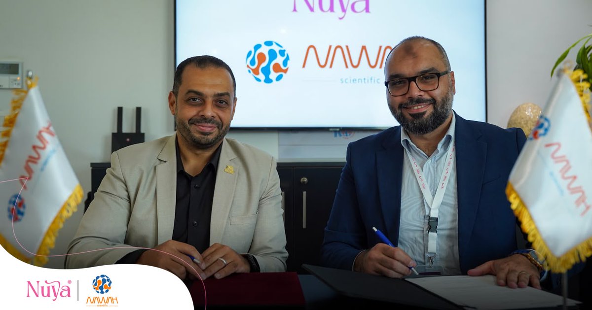 NawahScientific's tweet photo. من فكرة لمنتج جاهز للسوق 🔬

تعاوننا مع NUYA Cosmetics لدعم تطوير منتجاتهم بخبرات Nawah Scientific في Cosmetic R&amp;D، من تطوير التركيبات 

لاختبارات الثبات والميكروبيولوجي، بقرارات مبنية على العلم.
NUYA × Nawah Scientific
#NawahScientific #NUYA #CosmeticScience https://t.co/rj6MPkk97Y