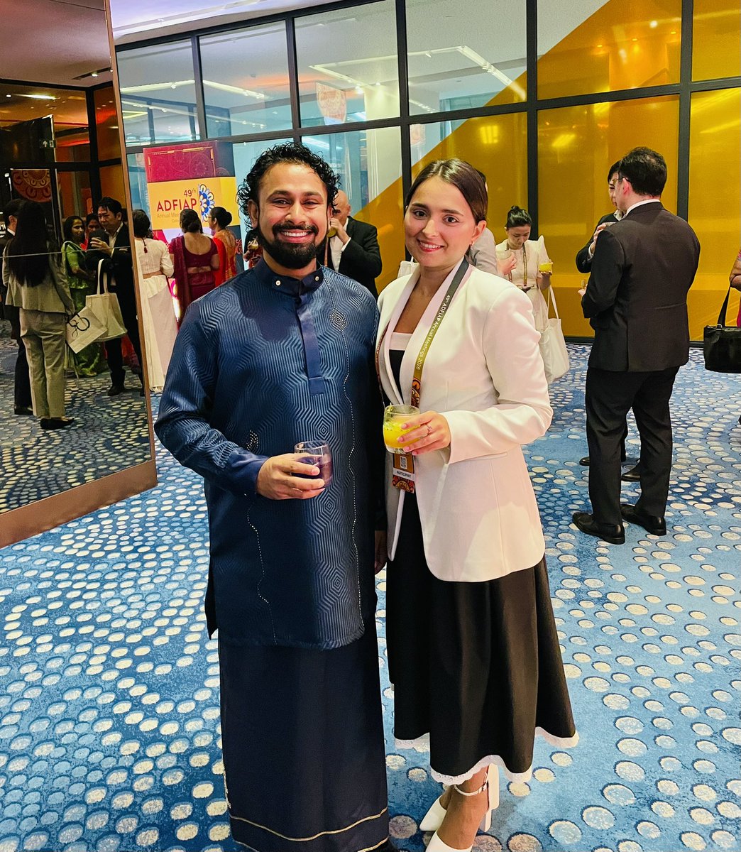 glsandun's tweet photo. Moments before the gala and awards night at the 49th ADFIAP Annual Meetings in Colombo. A celebration of achievement, culture, and the connections that help turn dialogue into cooperation. Grateful to ADFIAP and DFCC Bank. 🇱🇰🤝 #ADFIAP #DevelopmentFinance @dfcclk @ADFIAP @glsandun @sandunharshana