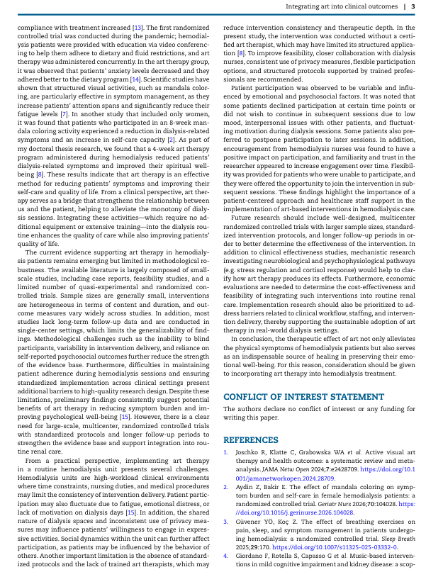 NDTsocial's tweet photo. A new dimension in hemodialysis: integrating art into clinical outcomes

https://t.co/xnGxgfZrKq https://t.co/UDmf6BevwA