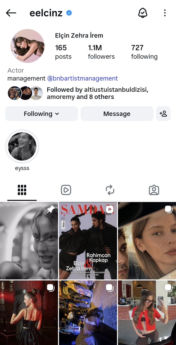 LivLaughLov0707's tweet photo. I am loving to see the view of @rahimcankapkap and @eelcinz ig profile çok güzel #EmNaz #Rahel 🥀🤍🍯🥞 #Soulmates #coupleStyle https://t.co/uDEkAbLDf0