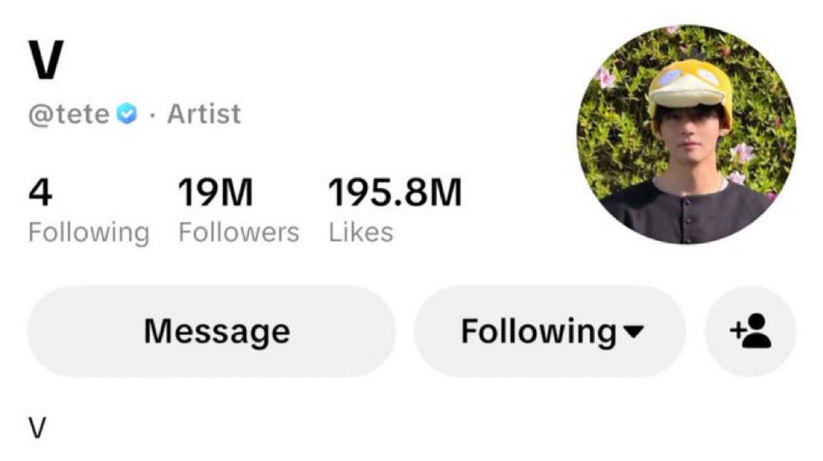 naver_taehyung's tweet photo. Taehyung has surpassed 19 MILLION followers on TikTok!

He becomes the Fastest Kpop Act to reach this milestone! 🔥 

(https://t.co/jZAzG2eQhr) 

CONGRATULATIONS TAEHYUNG
TIKTOK EMPEROR TAEHYUNG https://t.co/e8bxpGcgmu