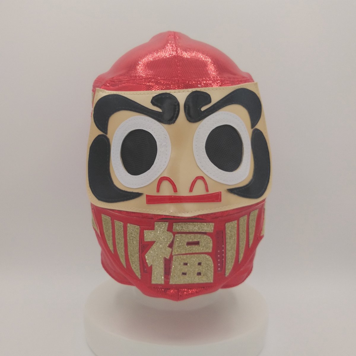 pandarocks_mask's tweet photo. 【10月5日は #達磨記念日 】
■ダルマスク ハッピーラッキー マスク■
ダルマをイメージしたダルマスク
#Creema
https://t.co/8PeybjGlON @Creema_jpより 
#達磨
#プロレスマスク
#365種類のプロレスマスクを作って365日の記念日をプロレスマスクで飾りたい余生 https://t.co/uFeQRS0U99