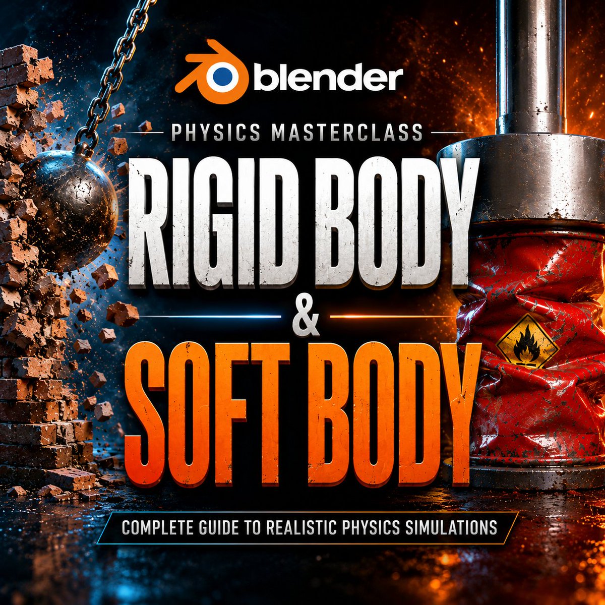 wingfoxcom's tweet photo. 👉Master Rigid-Body & Soft-Body Simulation with Blender in one course.
https://t.co/QYkpRdatWV
🎉You will:
✅️ Master Core and Advanced Physics Simulation Techniques
���️ Create a Wide Range of Physics Simulations
✅️ Hands-on Learning with Real-World Projects
#blendersimulation #blendertutorial #RigidBodySimulation #SoftBodySimulation