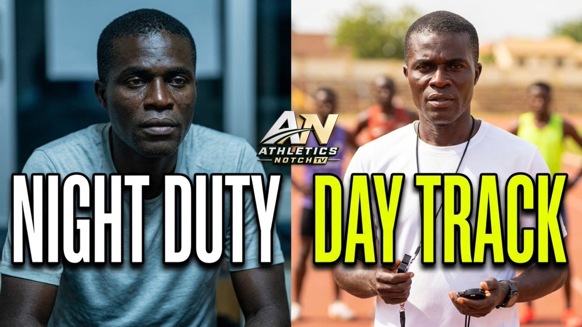 AthleticsNotch's tweet photo. BEYOND THE TRACK || COACH ISAAC NII LAMPTEY’s JOURNEY || EPISODE 4

Episode 4 drops tomorrow  at 14:00 GMT

What happened next…….

Thursday 1st October 2026

Exclusive: Athletics Notch Tv on YouTube 
#athleticsnotchtv #beyondthetrack #GhanaNews #GhanaAthletics https://t.co/D4iyd5kmsx