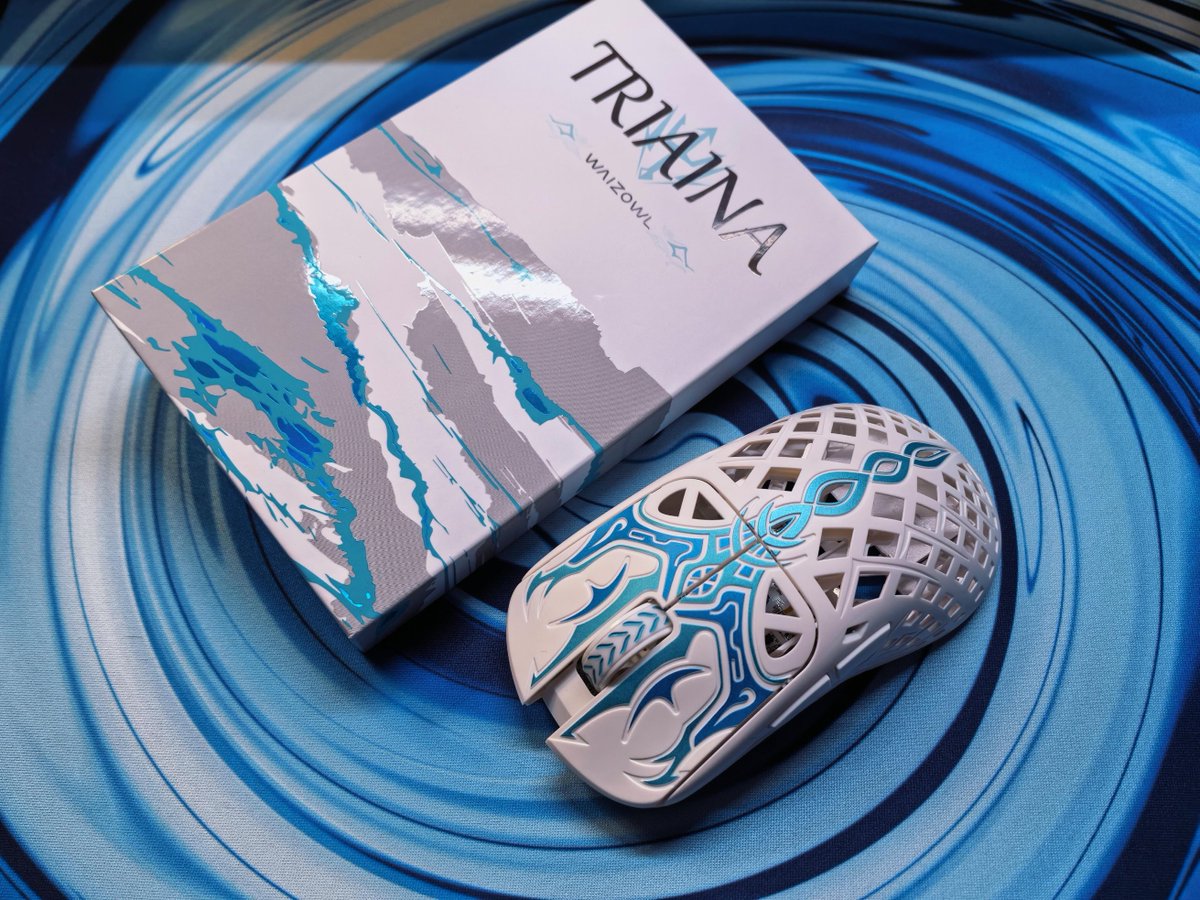 minixpcofficial's tweet photo. Waizowl Triaina Wireless Gaming Mouse

No need to say more — it's simply beautiful.

Link：https://t.co/qAGgiLTbct https://t.co/C2mN4tEZV6