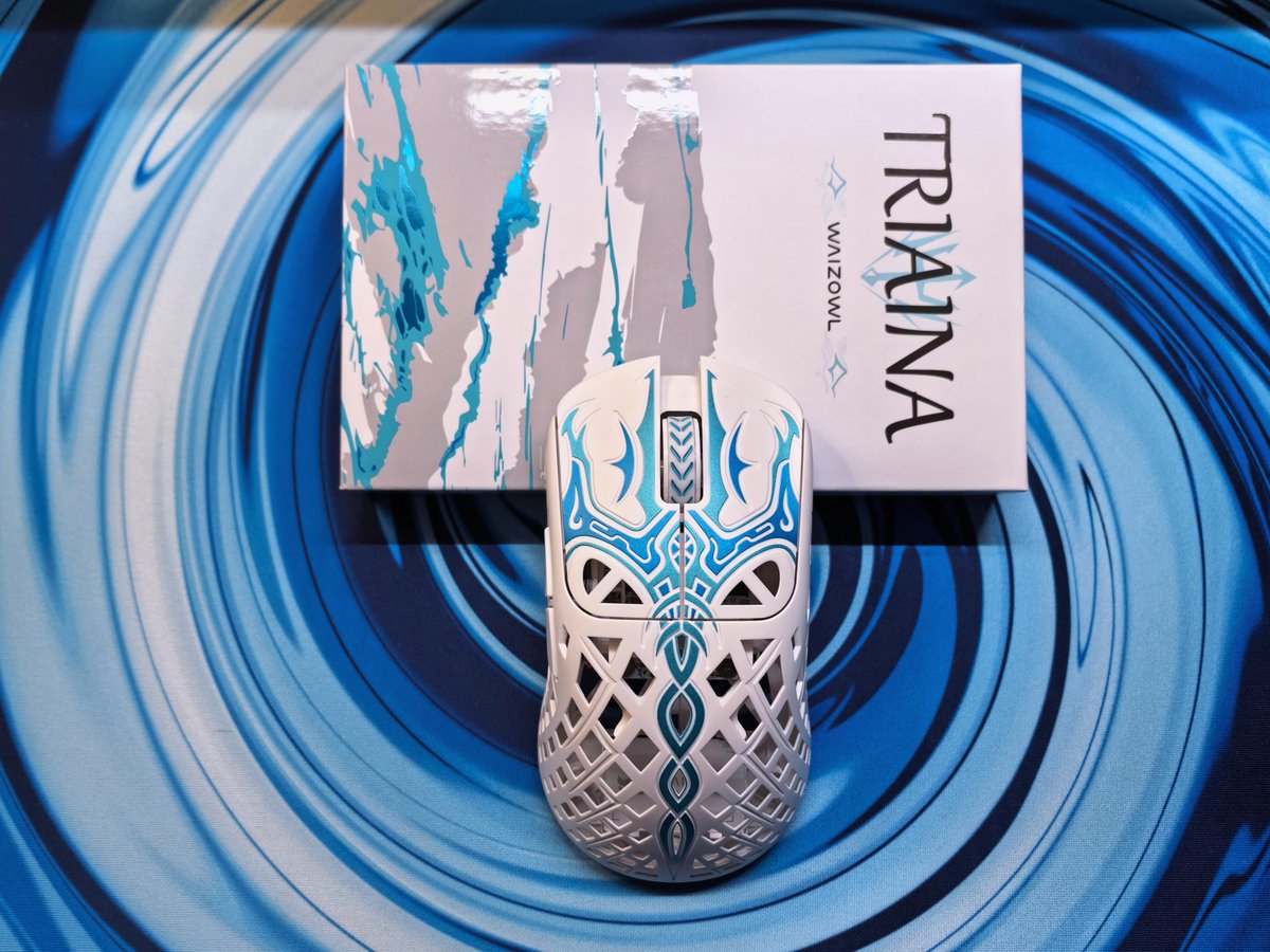 minixpcofficial's tweet photo. Waizowl Triaina Wireless Gaming Mouse

No need to say more — it's simply beautiful.

Link：https://t.co/qAGgiLTbct https://t.co/C2mN4tEZV6